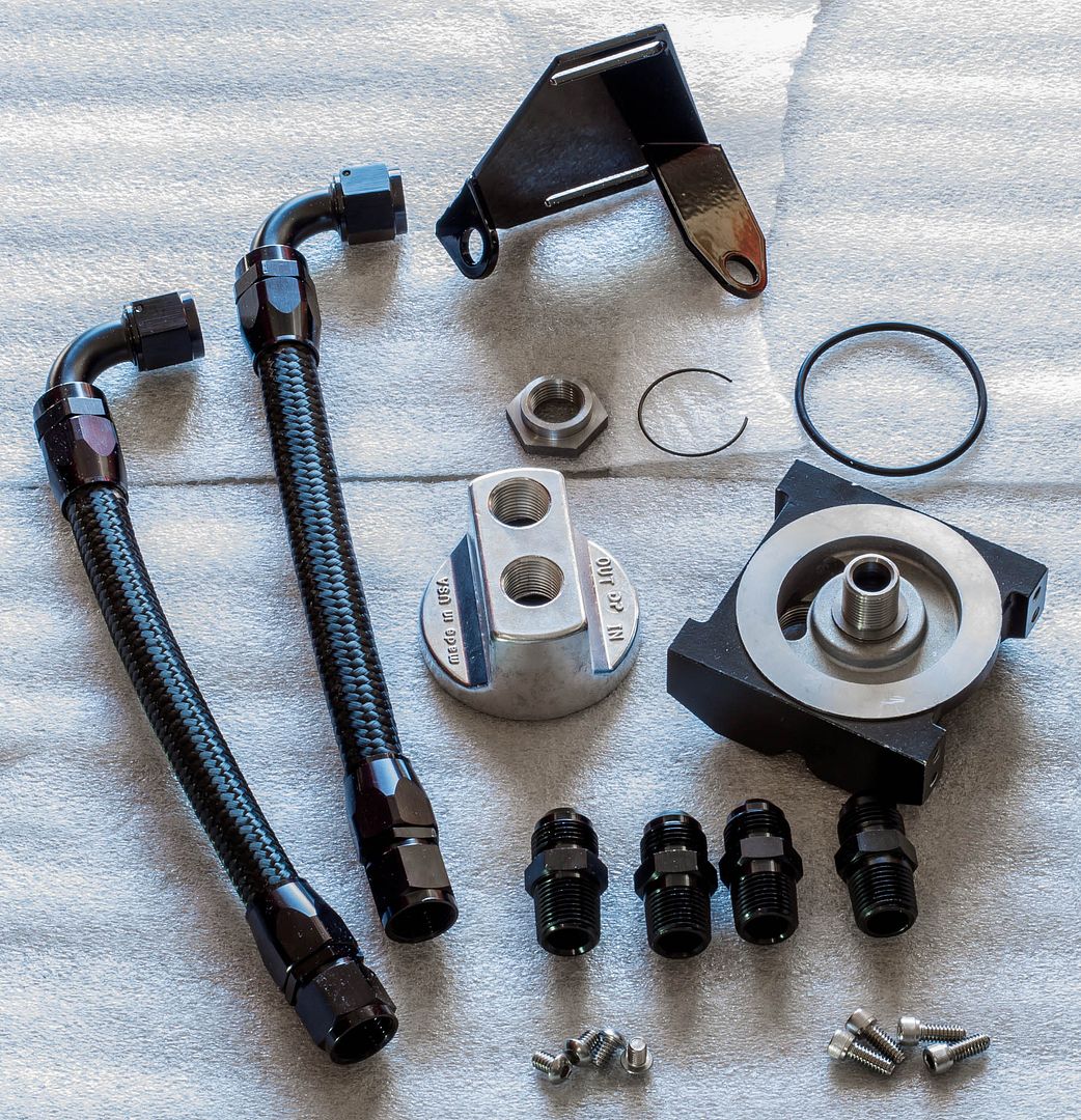 PHR Oil Filter Relocation Kit for Toyota Supra or other 2jz/1jz setups